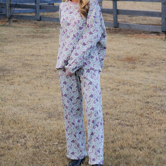 LM-WAFFLE PANT-CAMO