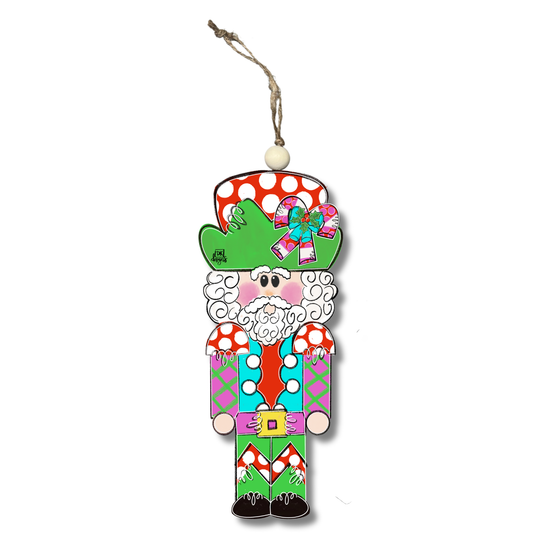 Candy Cane Solider Ornament