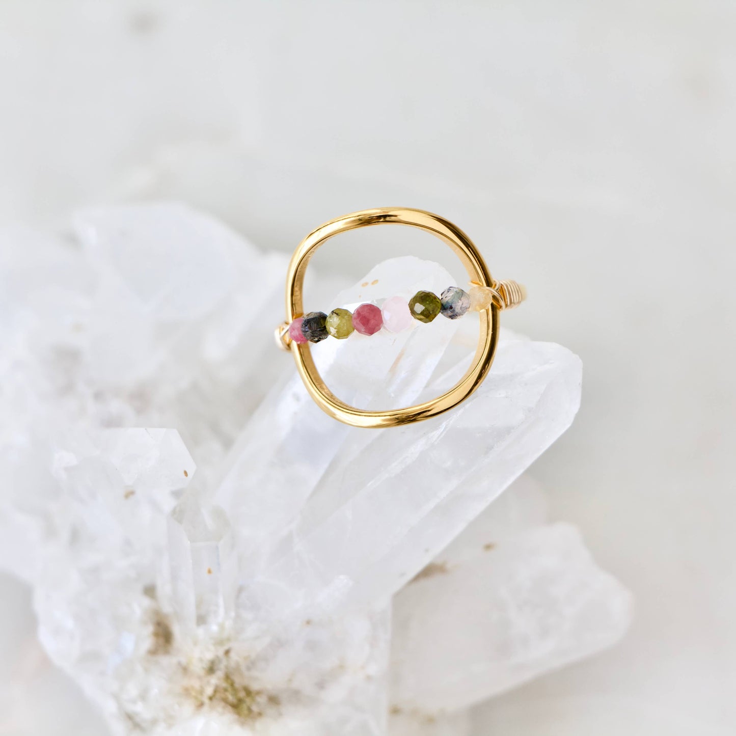 Tourmaline Ring - Tarnish Free