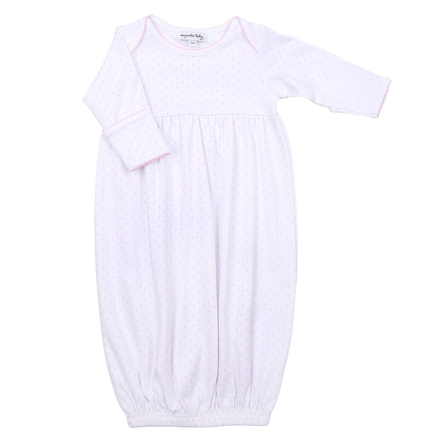Mini Dots Gown - Pink
