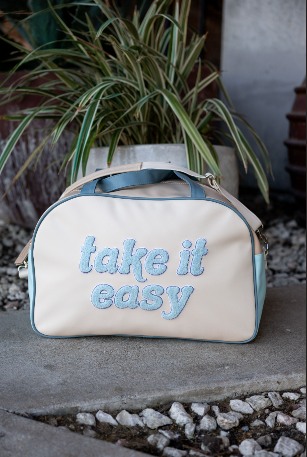 Duffle Bag - Take it Easy (Light Blue)