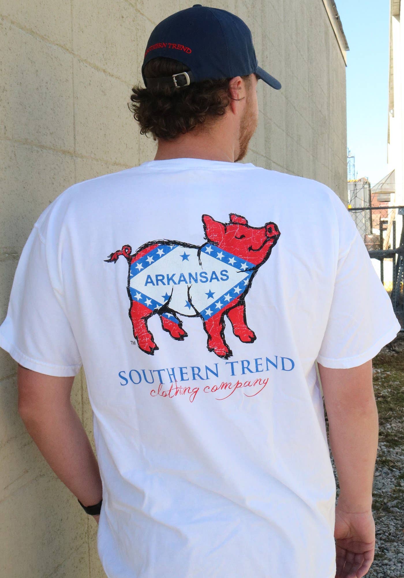 Arkansas Flag Pig T-Shirt