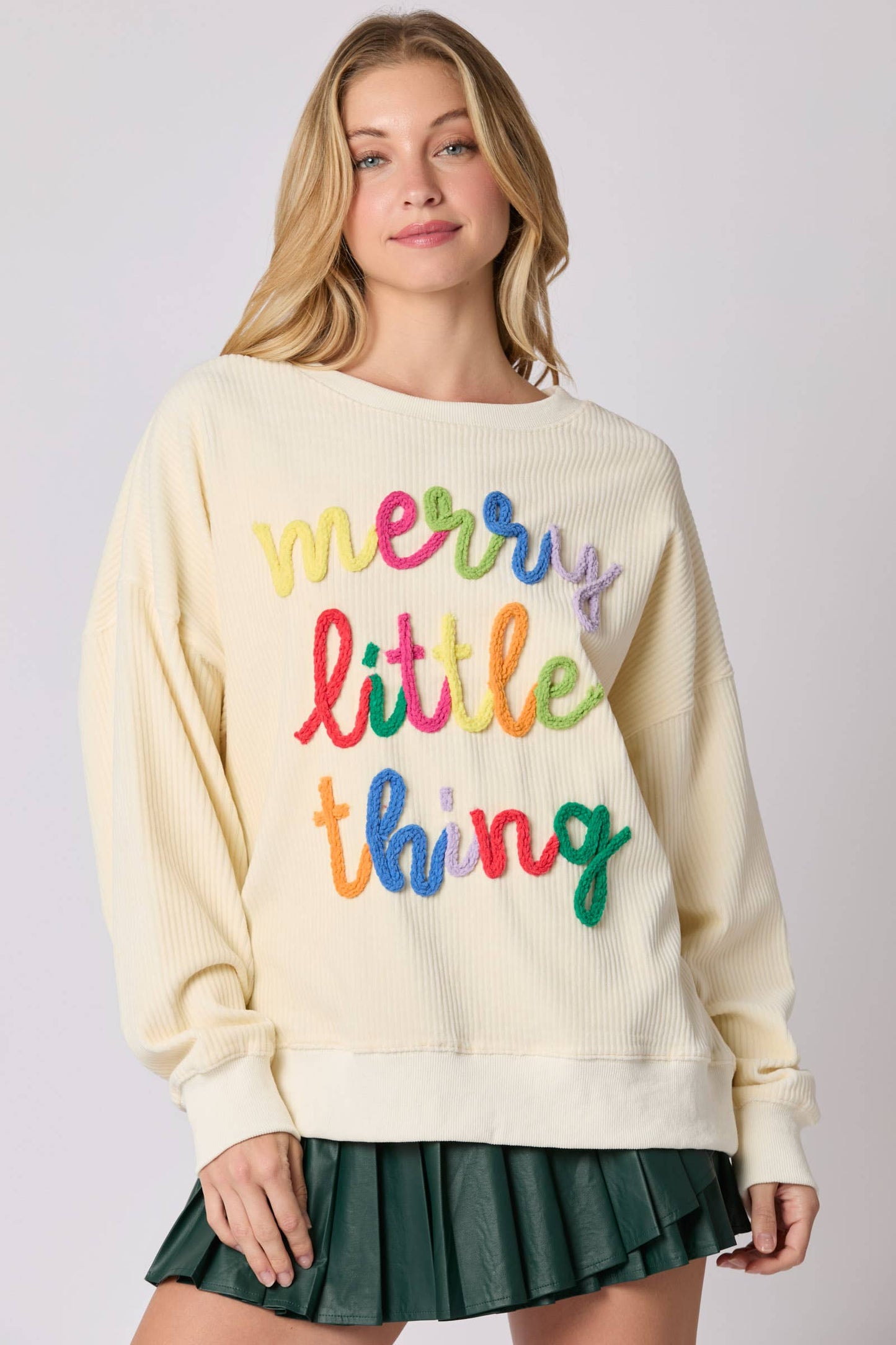 Multi Color Embroidery Sweatshirts