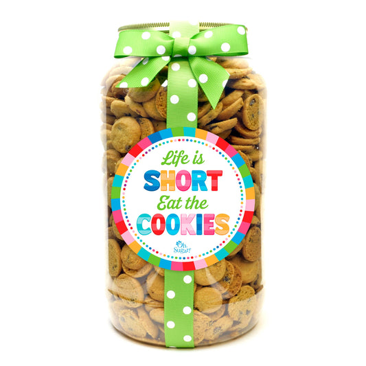 Cookie Jar - Life is Short, Eat Cookies - Gallon