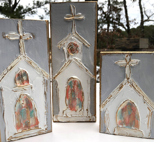 Church hand painted