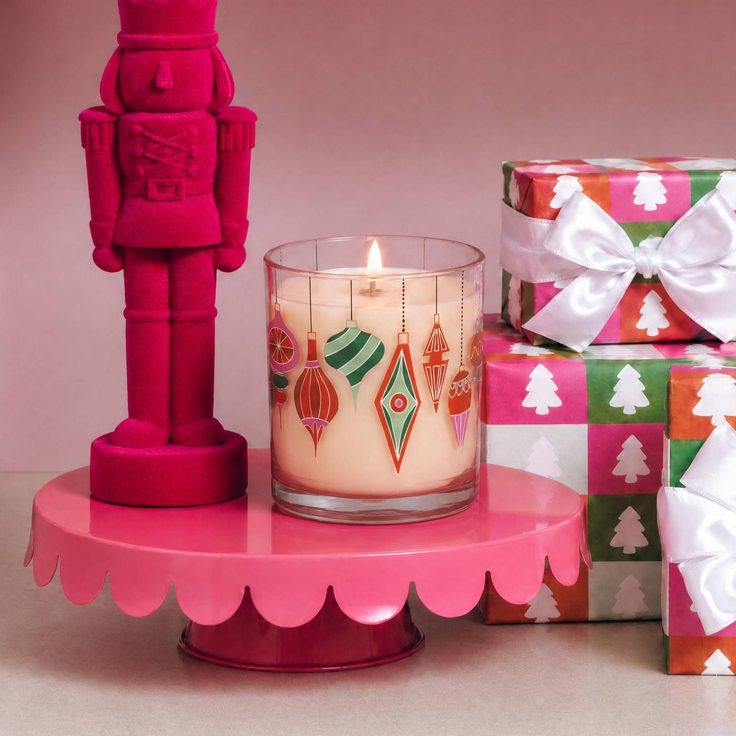 Sweet Grace Ornament Soy Candle 9.5oz | Christmas Gift, 6pk