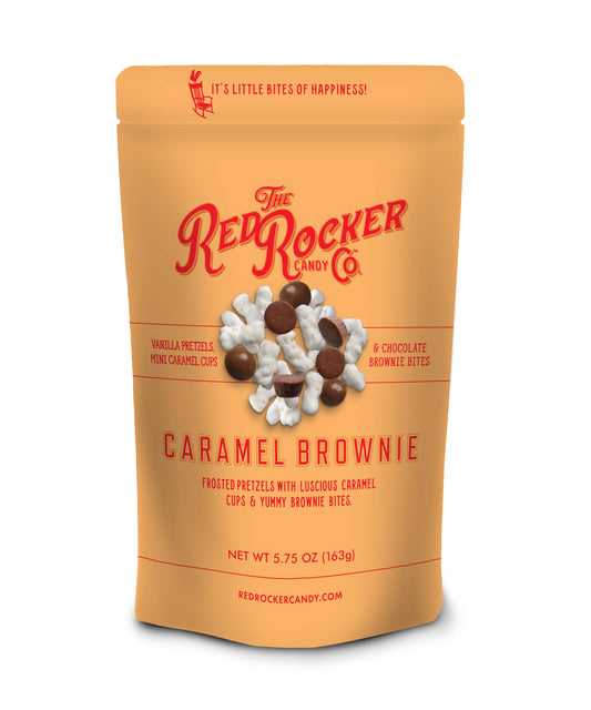 Red Rocker Caramel Brownie- 5.75 oz. Resealable Pouch