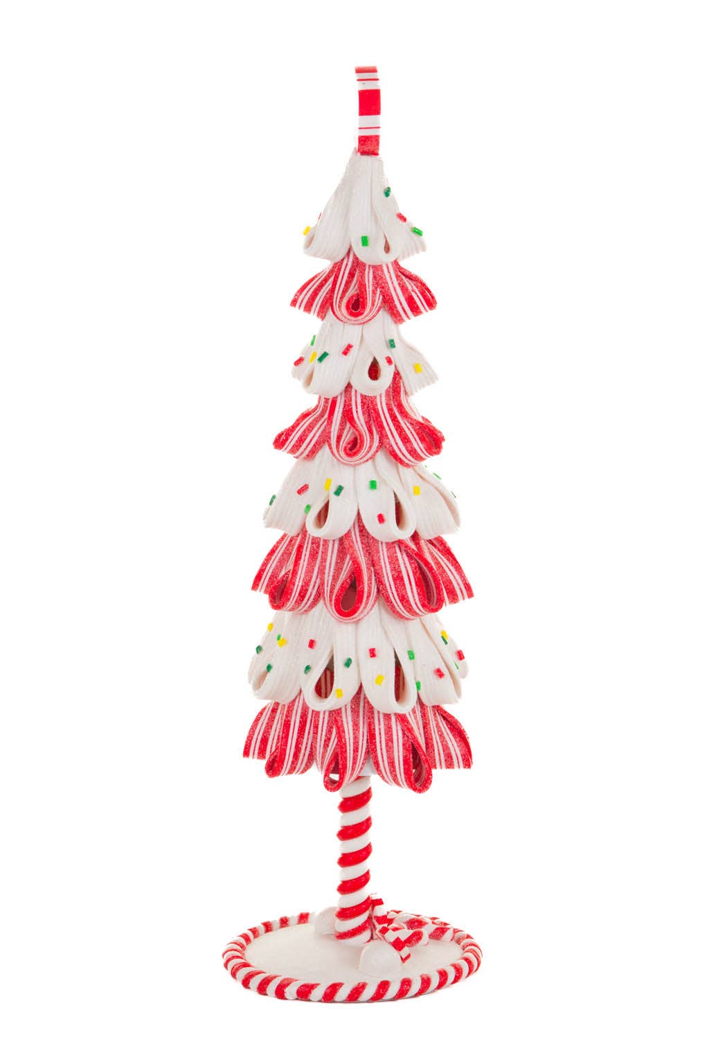 NEW - Red Candycane Christmas Tree Display