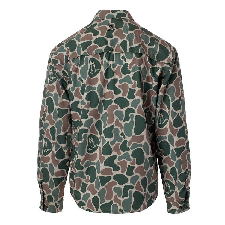 Roost L/S Camo Button Down (RW-170)