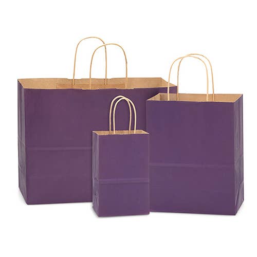 Recycled Kraft Color Paper Retail Shopping Bags