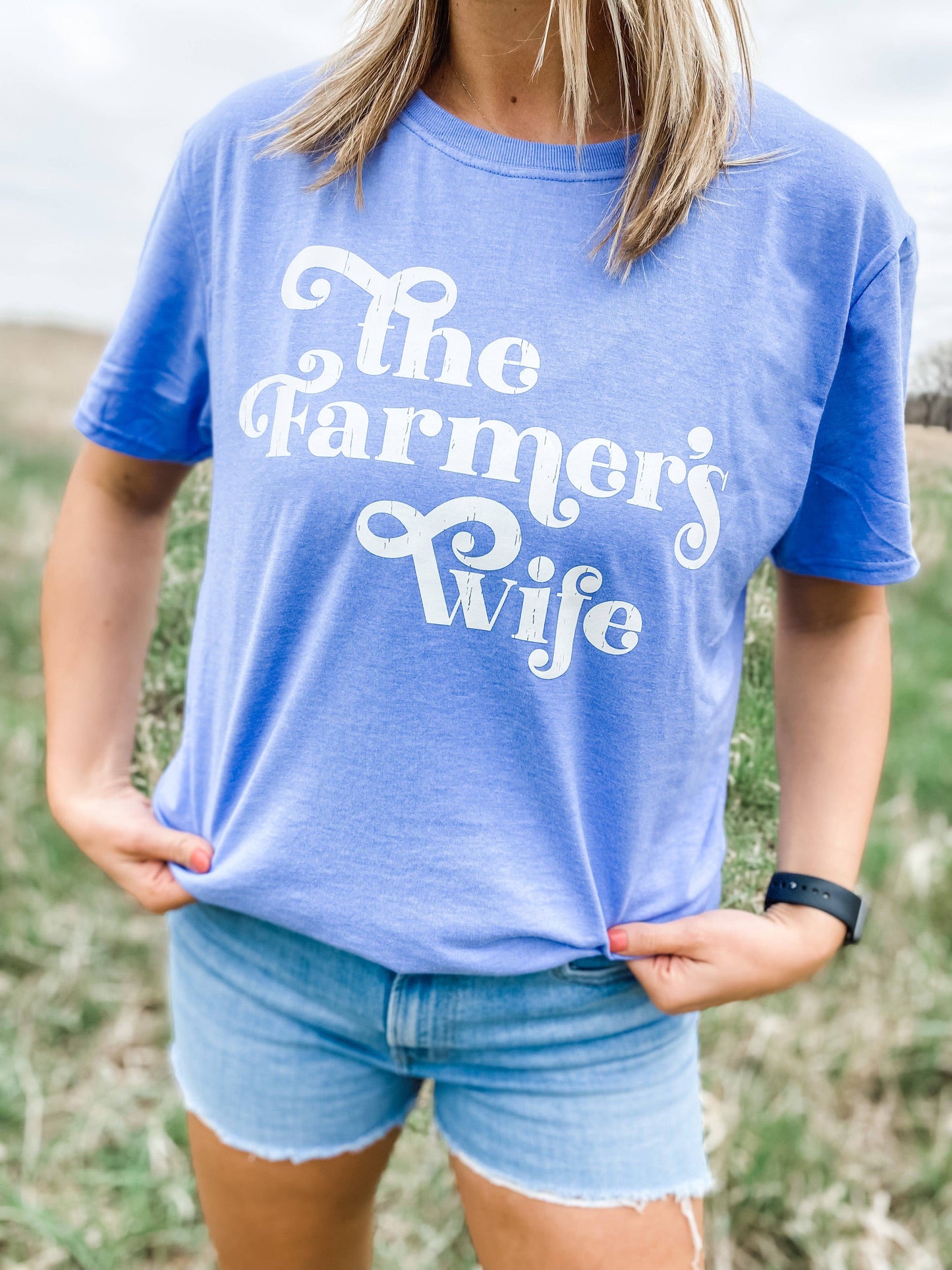 The Farmer’s Wife Blue Tee