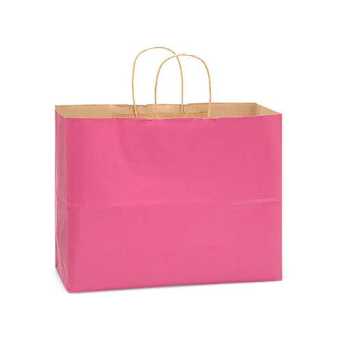 Recycled Kraft Color Paper Retail Shopping Bags