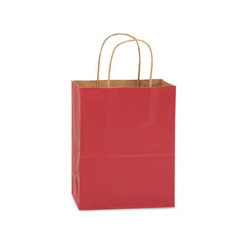 Recycled Kraft Color Paper Retail Shopping Bags