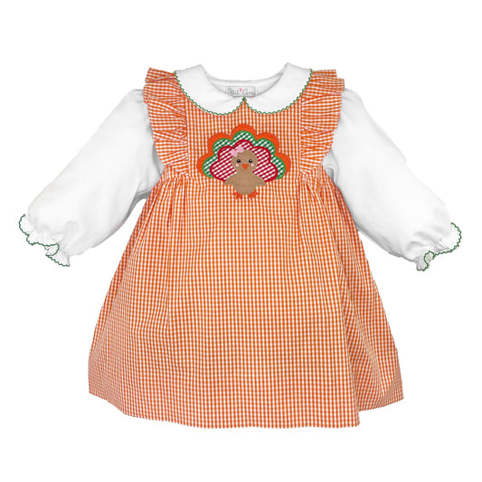 Dress with Turkey Applique