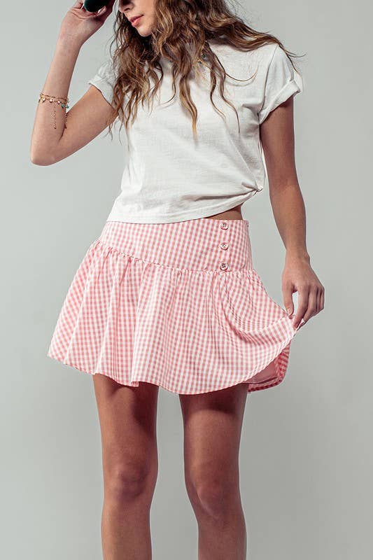 Countryside Comfort Lined Mini Skirt