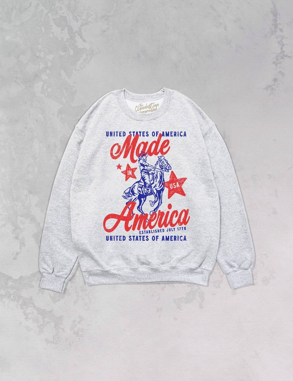 Made In America, USA Western Oversized 90's Sweatshirt