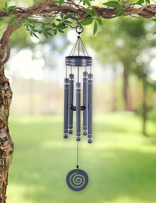 Gray wind chime 36"