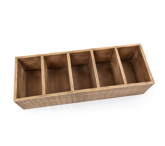 Wooden Compartment Journal Display