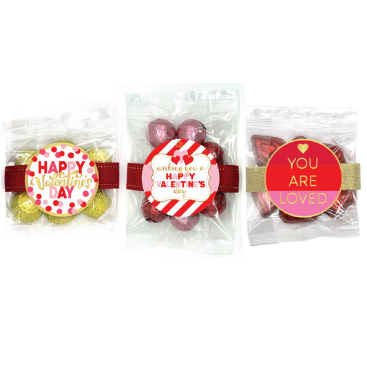 Valentine Chocolate Lovers Small Treat Bags
