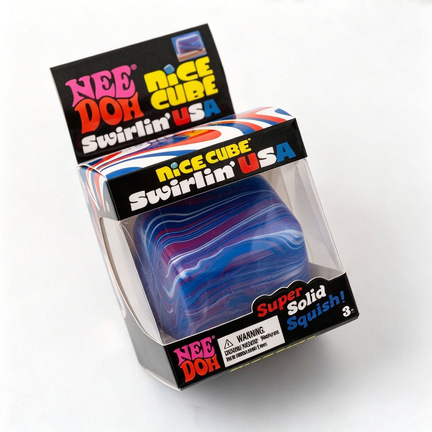 NEEDOH July 4th Cube Slow Rising Stress Relief Toy