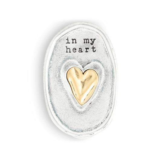 Guardian Angel Visor Clip - Heart