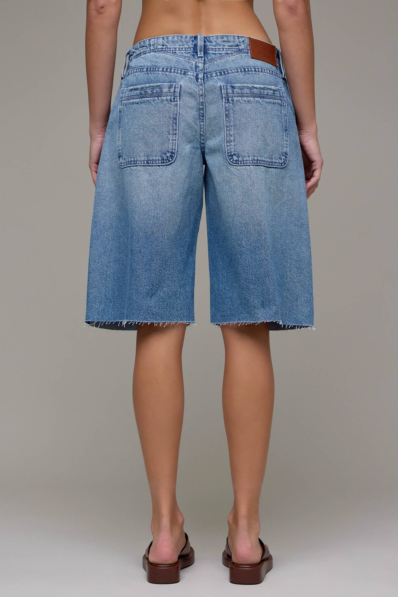 Medium Wash Clean Classic 13 1/2" Inseam Barrel Shorts