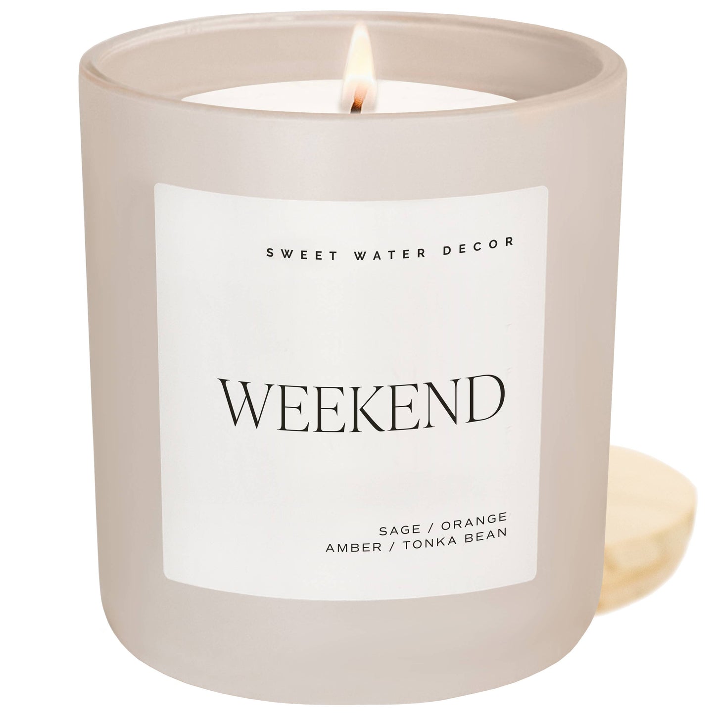 Weekend 15 oz Soy Candle, Matte Jar - Home Decor