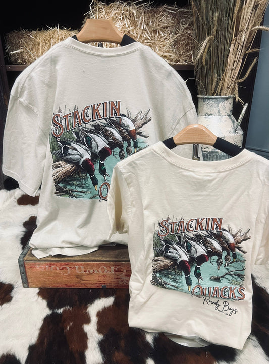 Stackin' Quacks Youth Tee