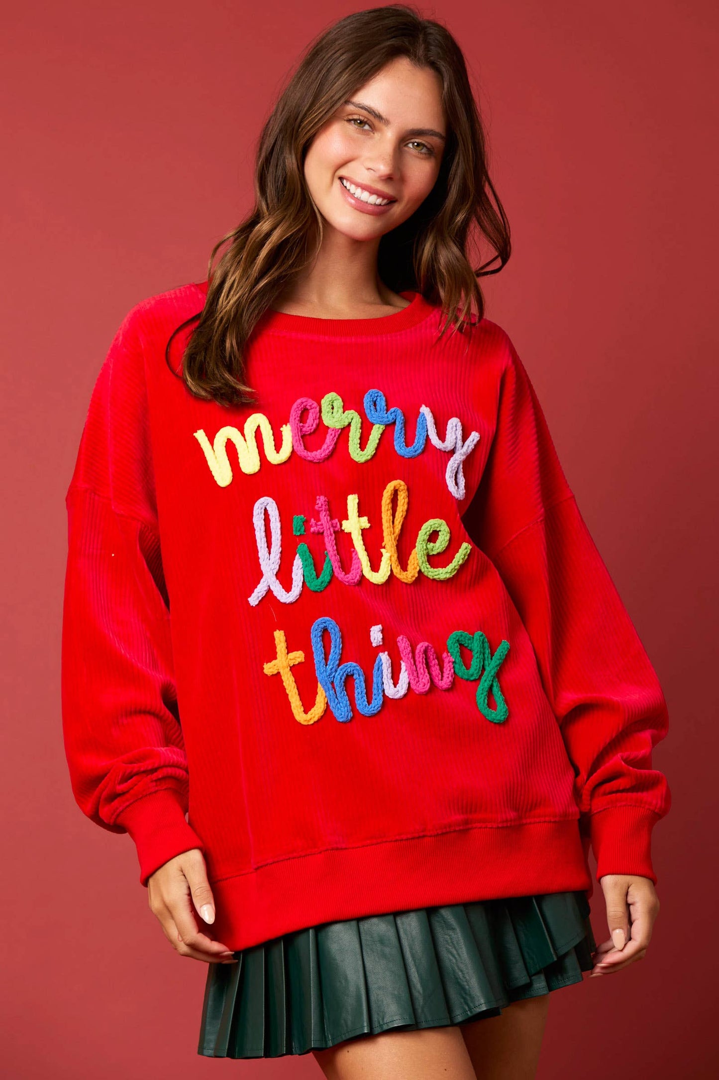 Multi Color Embroidery Sweatshirts