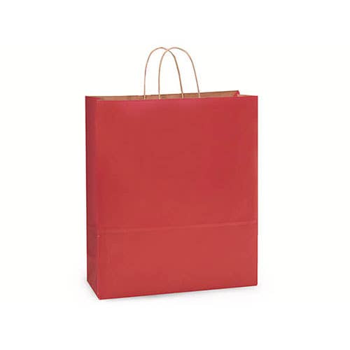 Recycled Kraft Color Paper Retail Shopping Bags