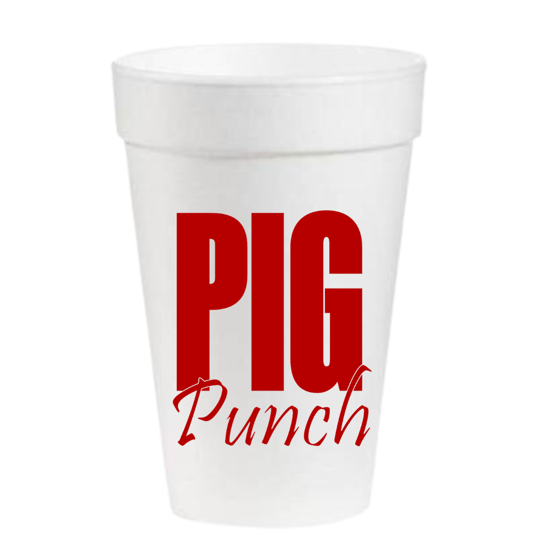 Arkansas Pig Punch- 16oz Styrofoam Cups