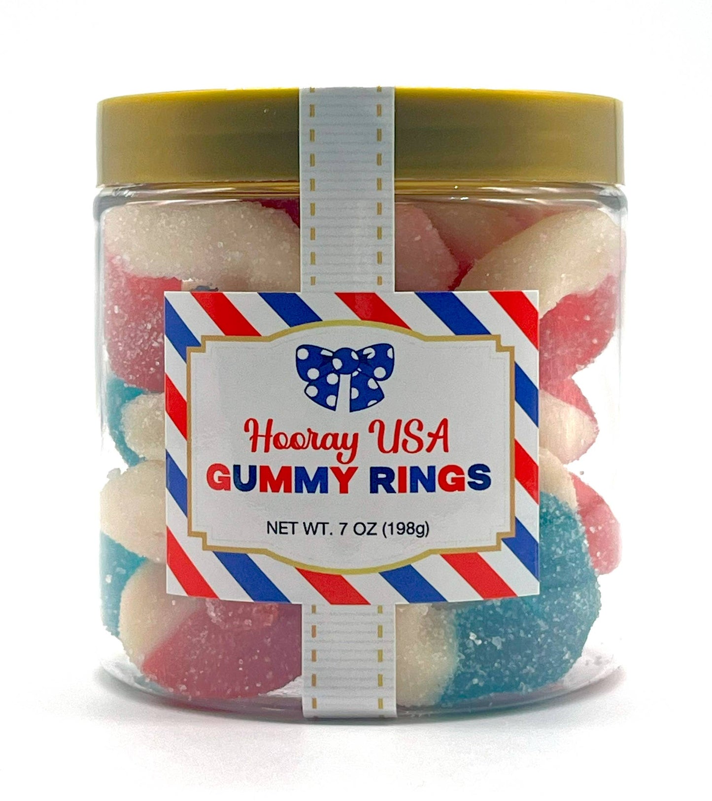 Candy Sugar Stacks - USA / 4th of July Freedom Gummy Rings
