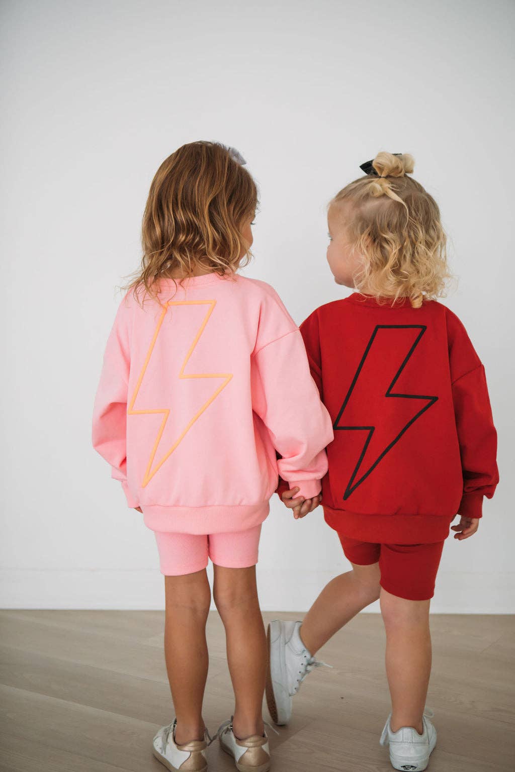 PINK Lightning Bolt Sweatshirt Set