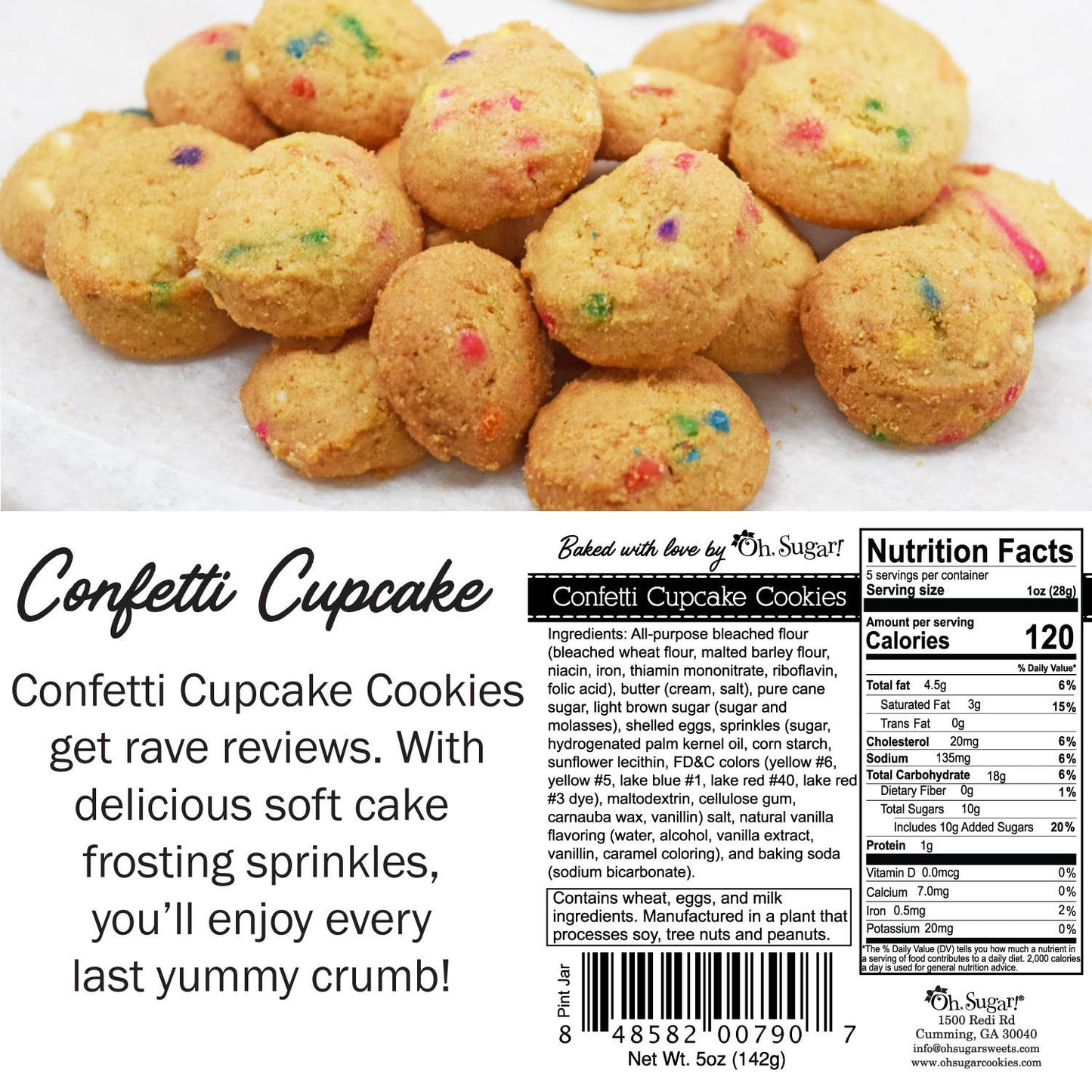 Cookies - Christmas Holiday Asst #1 - Pint Jars