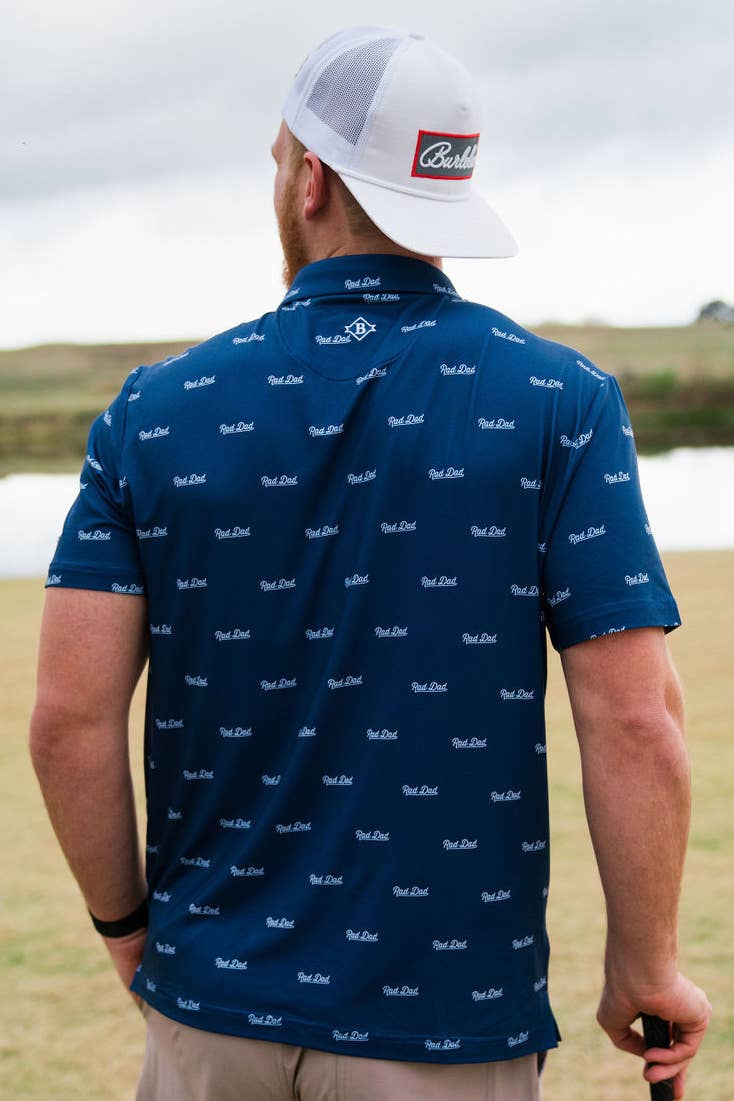 Performance Polo - Rad Dad - Navy