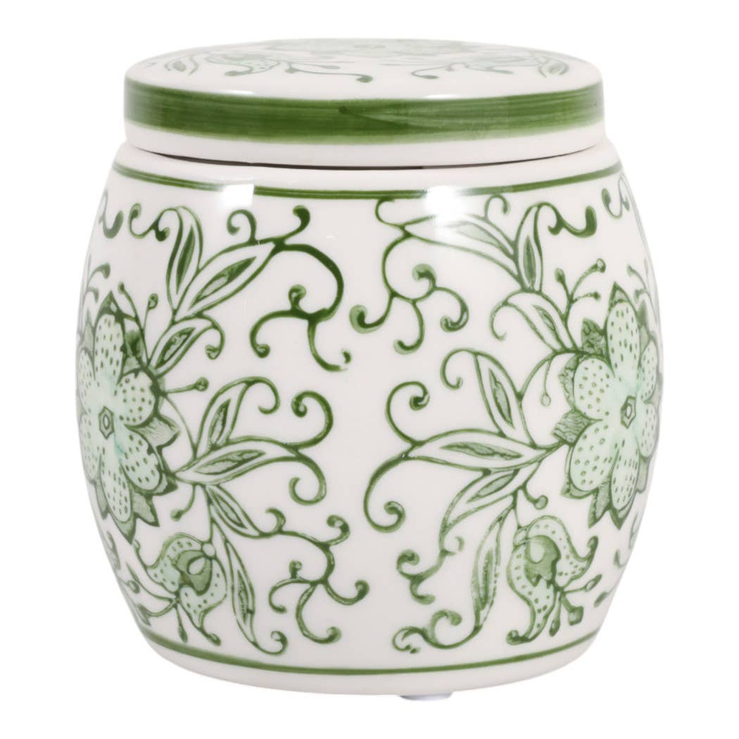 Scented Candle - Lavender Verbena Soy Wax Ceramic Lid,8.5Oz.