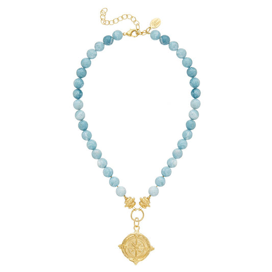 The Nellie Compass Necklace