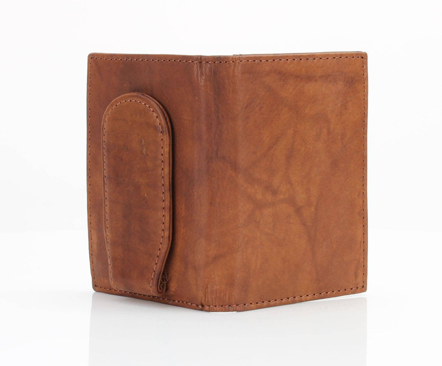 American Bison Oil Pull Up Magnetic Money Clip Card Case 157