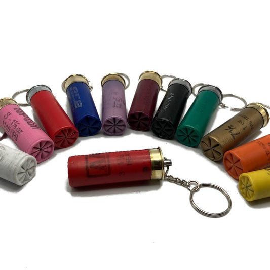 Shotgun Shell Keychains - Many Color Options