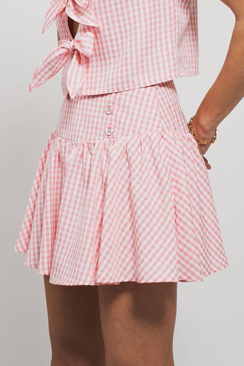 Countryside Comfort Lined Mini Skirt