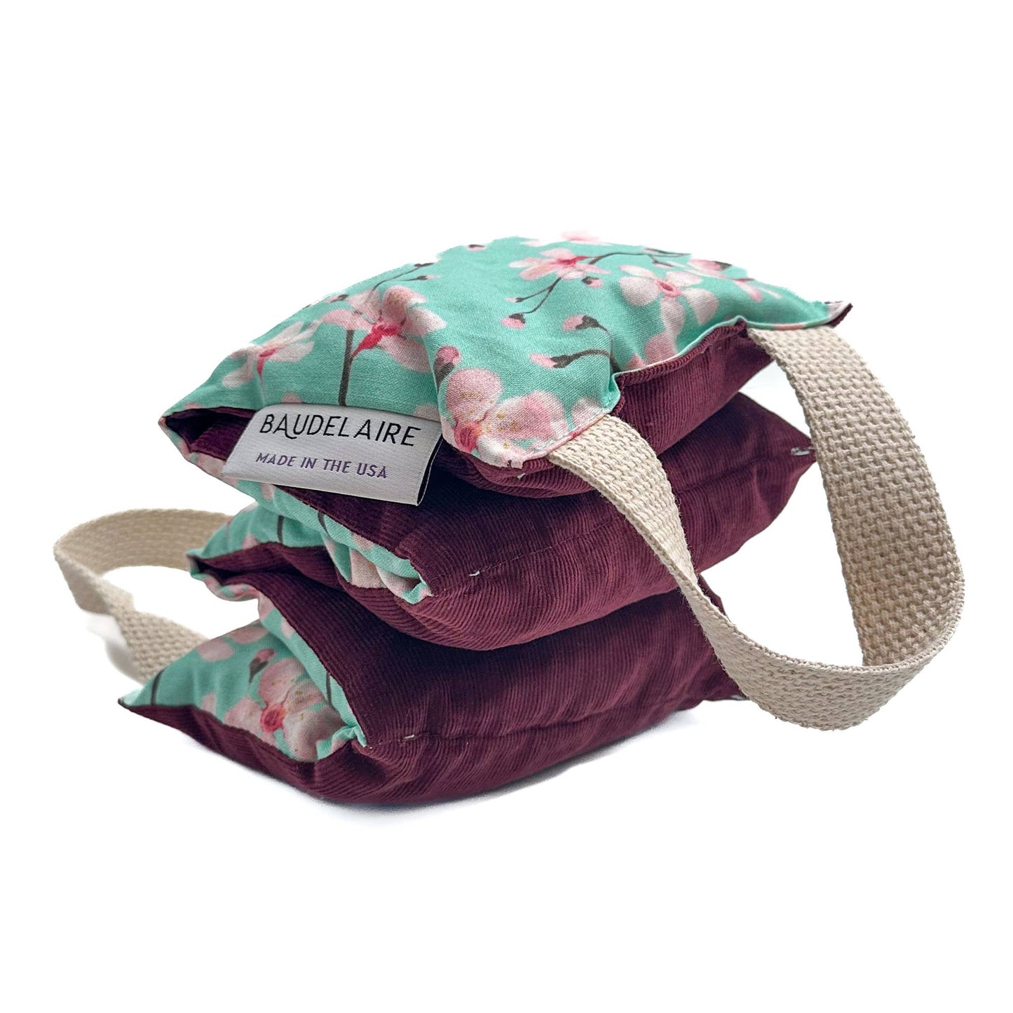 Mint Cherry Stone Pillow