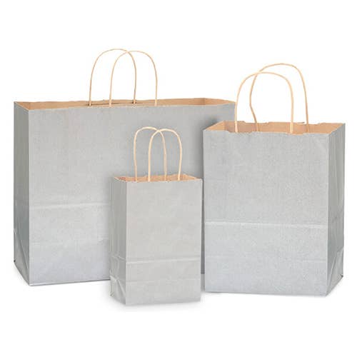 Recycled Kraft Color Paper Retail Shopping Bags