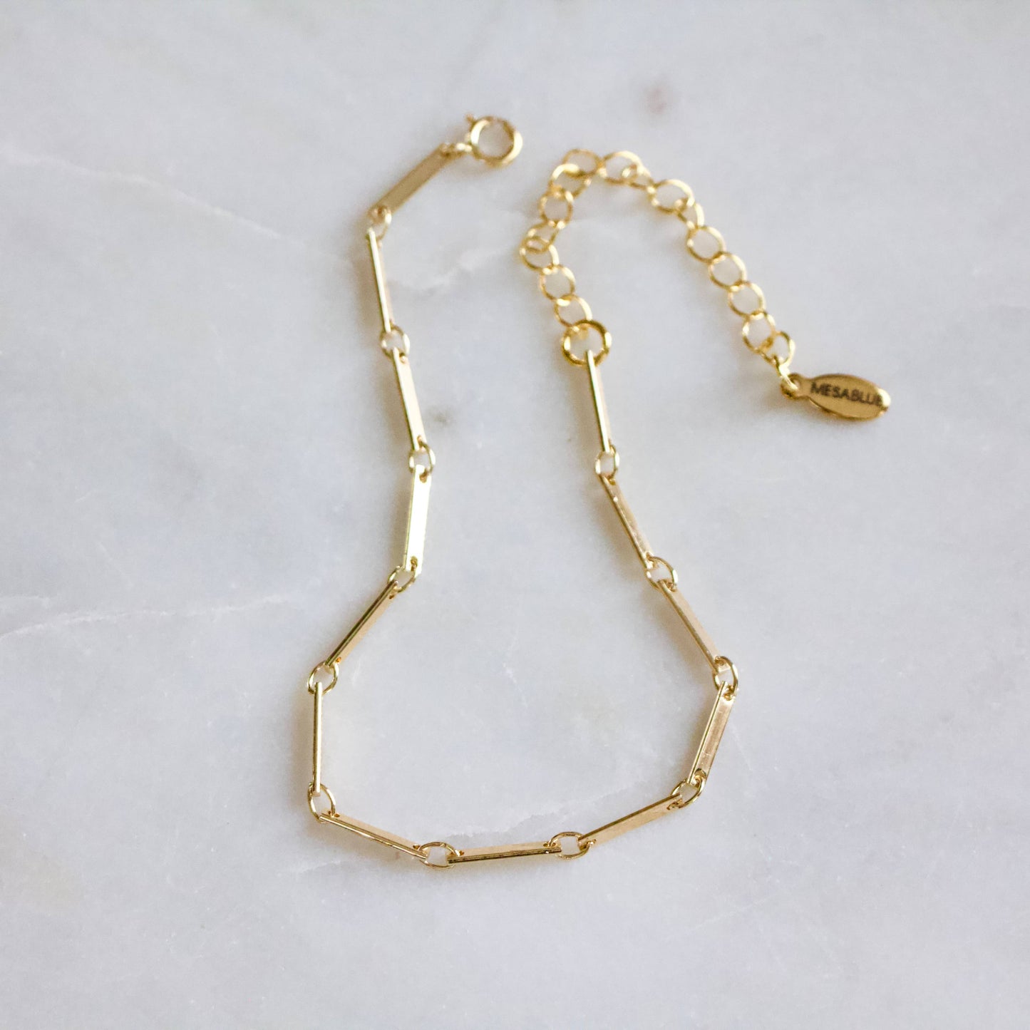 Bar Chain Bracelet - Gold