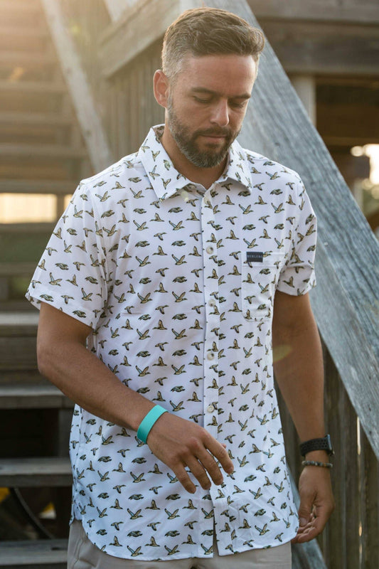 Performance Button Up - Mallard Ducks