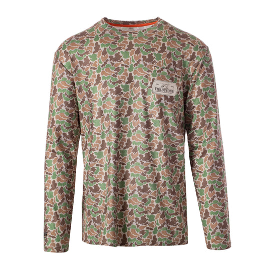 Duck Camo Dry-fit Pocketed L/S Tee (592)