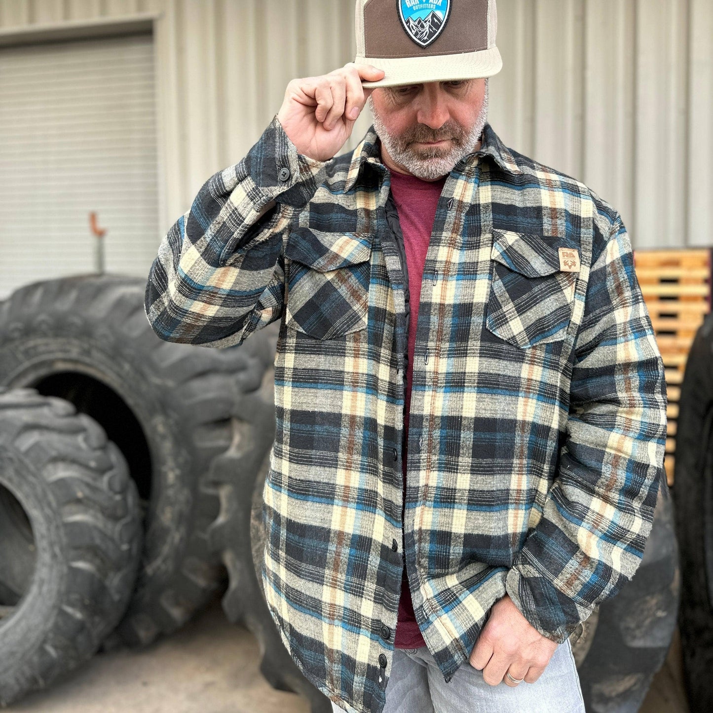 Dutton Quilted Flannel Shirt Jacket