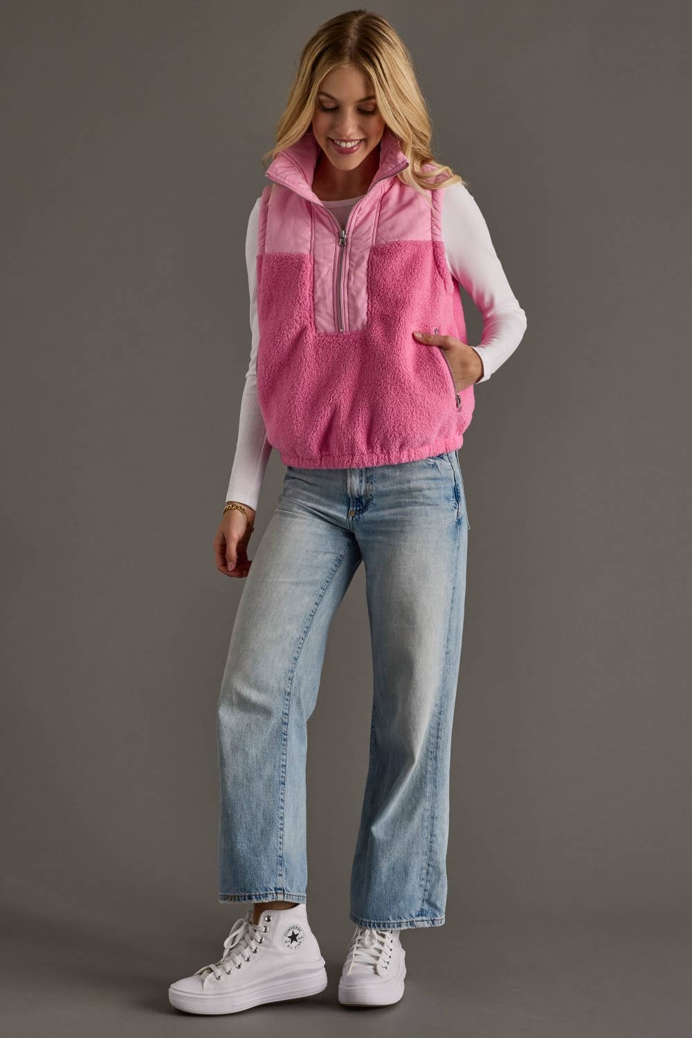 Lt. Pink & Pink Vest