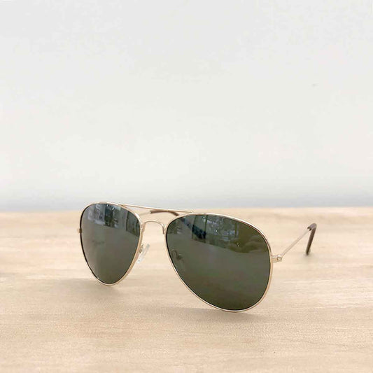 Tyndall Sunglasses   Gold/Green   One Size