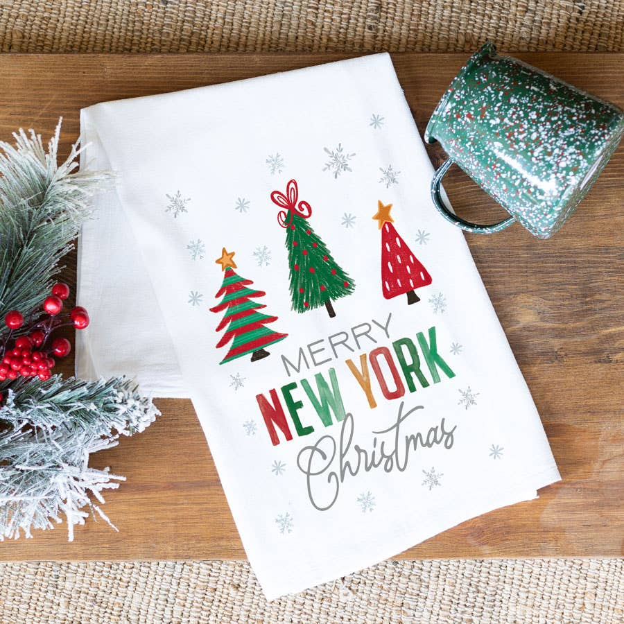 State Products, Kitchen Towel, Christmas Decor, Custom Towel