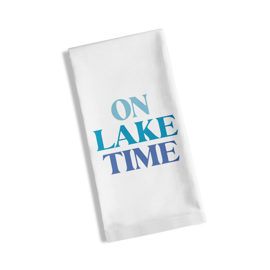 Tea Towel - Lake Time - New!